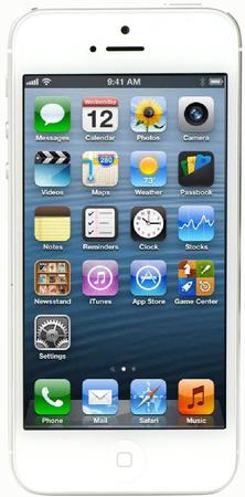 Смартфон Apple iPhone 5 64Gb White & Silver - Тутаев